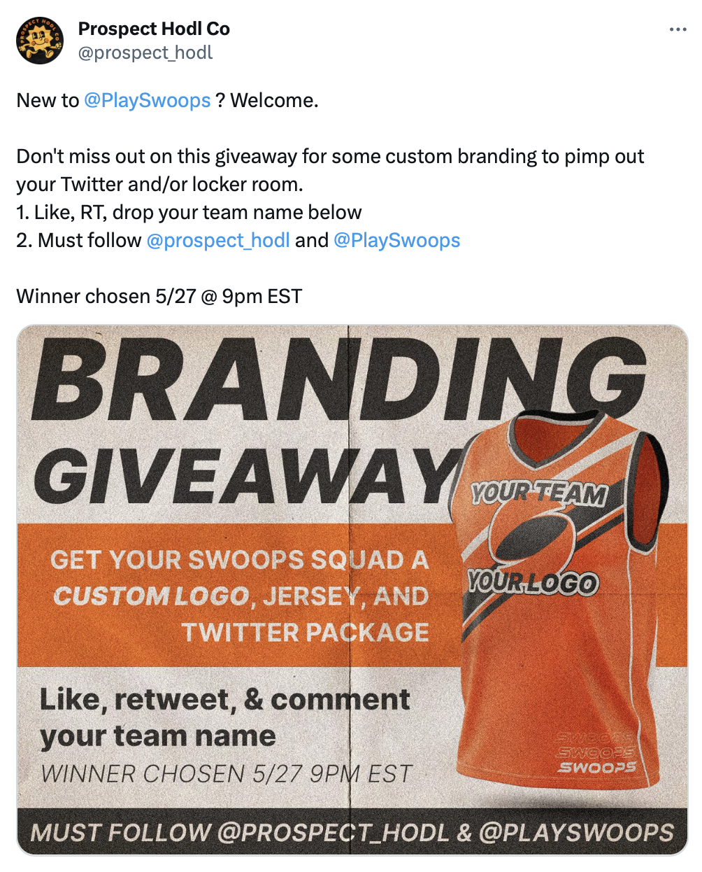 SWOOPS 101: TEAM AND PLAYER BRANDING